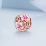 Momento privjesak - Pozlaćena roza magnolija
