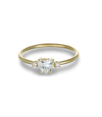 DANA prsten sa Swarovski kristalom u obliku srca ANDFI02OGPBN14 – dodatni prikaz