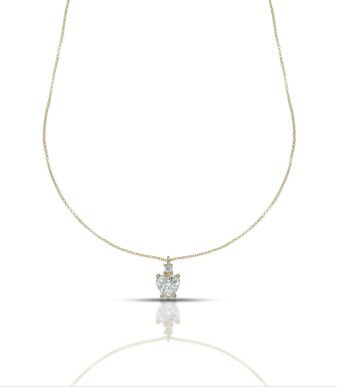 DANA ogrlica sa Swarovski kristalom u obliku srca CLDFI04OGPBL40E2
