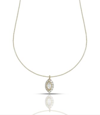 DANA ogrlica sa Swarovski kristalom marquise CLDFI16OGPBL40E2
